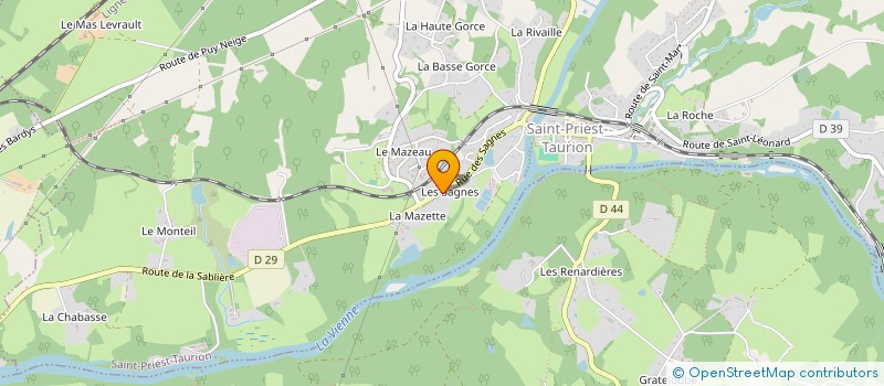 localisation de l'entreprise MONSIEUR SEBASTIEN SKALJAC  SAINT-PRIEST-TAURION