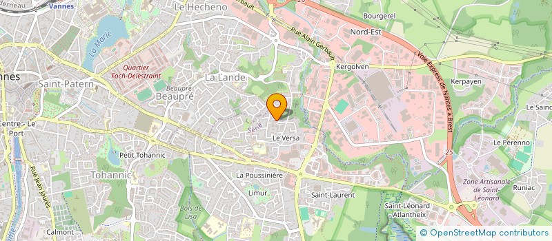 localisation de l'entreprise MONSIEUR SEBASTIEN SOLIGNAT  SENE