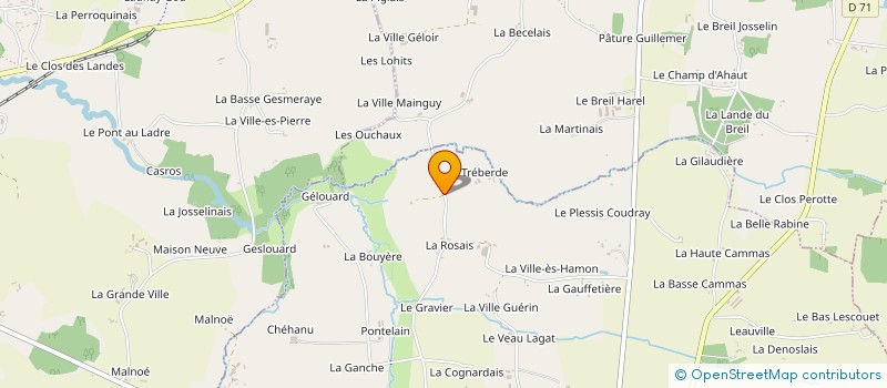 localisation de l'entreprise MONSIEUR SEBASTIEN SOLVES  LANDUJAN