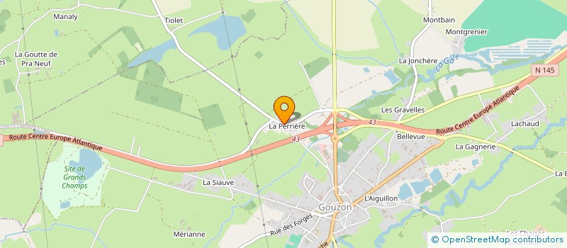 localisation de l'entreprise MONSIEUR SEBASTIEN SOLVIGNON  GOUZON