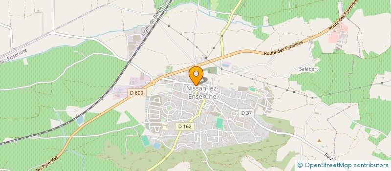 localisation de l'entreprise MONSIEUR SEBASTIEN SONZOGNI  NISSAN-LEZ-ENSERUNE