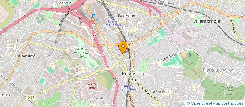 localisation de l'entreprise MONSIEUR SEBASTIEN SOPHIN à ROSNY-SOUS-BOIS