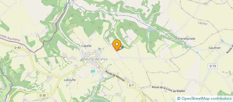 localisation de l'entreprise MONSIEUR SEBASTIEN SOTTAS  BOURG-DE-VISA