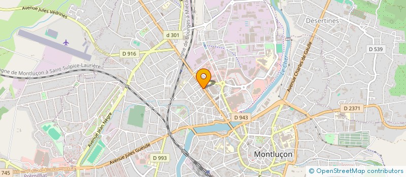 localisation de l'entreprise MONSIEUR SEBASTIEN SOUCHE  MONTLUCON