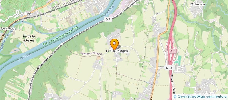 localisation de l'entreprise MONSIEUR SEBASTIEN SOULIER  REVENTIN-VAUGRIS