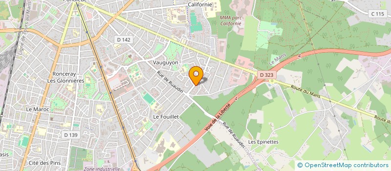 localisation de l'entreprise MONSIEUR SEBASTIEN SOURSAS  LE MANS