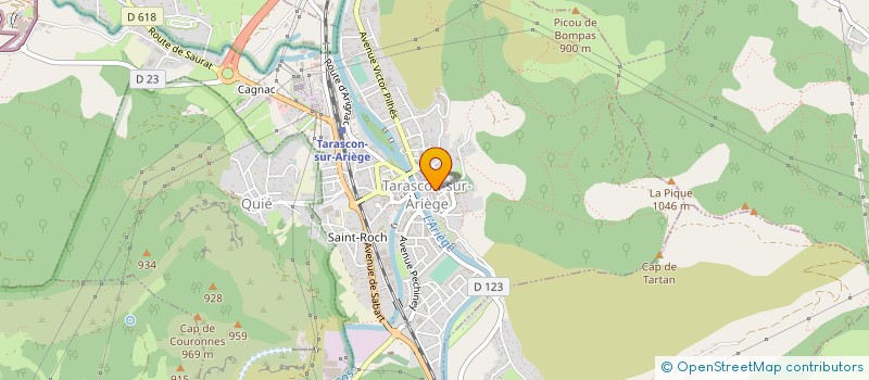 localisation de l'entreprise MONSIEUR SEBASTIEN SOYER à TARASCON-SUR-ARIEGE