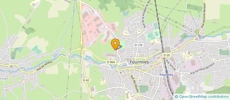 localisation de l'entreprise MONSIEUR SEBASTIEN SPENGLER  FOURMIES