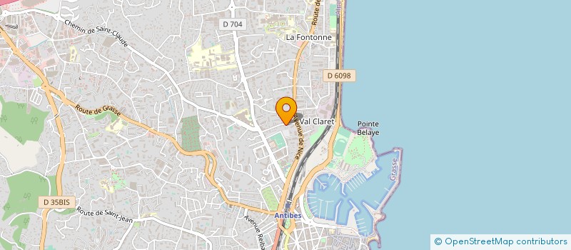 localisation de l'entreprise MONSIEUR SEBASTIEN SPIROPOULOS  ANTIBES