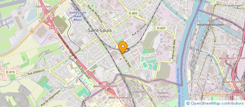 localisation de l'entreprise MONSIEUR SEBASTIEN SPITZEL  SAINT-LOUIS