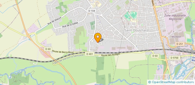 localisation de l'entreprise MONSIEUR SEBASTIEN SPRING  SAINT-DOULCHARD