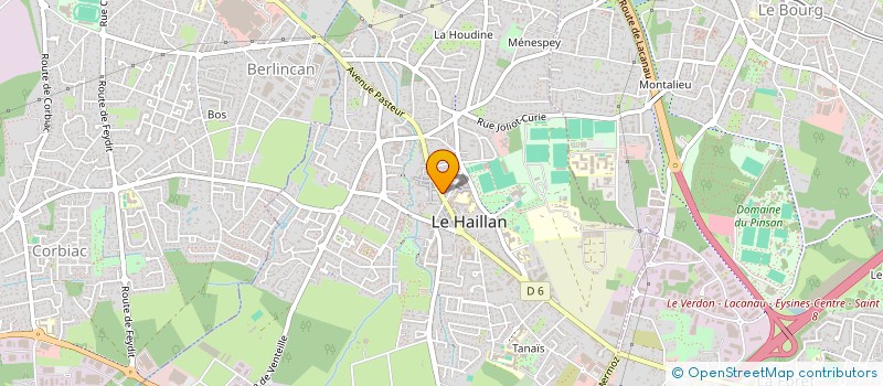 localisation de l'entreprise MONSIEUR SEBASTIEN STANGHELLINI  LE HAILLAN