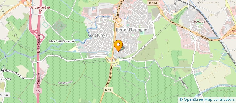 localisation de l'entreprise MONSIEUR SEBASTIEN STEINDORSSON  PERPIGNAN