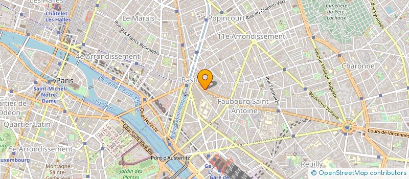 localisation de l'entreprise MONSIEUR SEBASTIEN STEINMETZ  PARIS 11