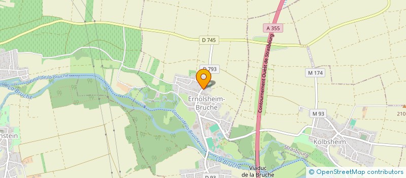localisation de l'entreprise MONSIEUR SEBASTIEN STENGEL à ERNOLSHEIM-BRUCHE