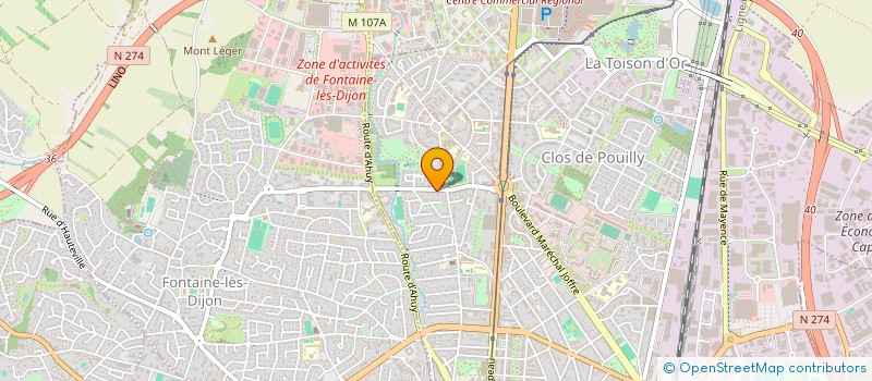 localisation de l'entreprise MONSIEUR SEBASTIEN STEPHAN à DIJON