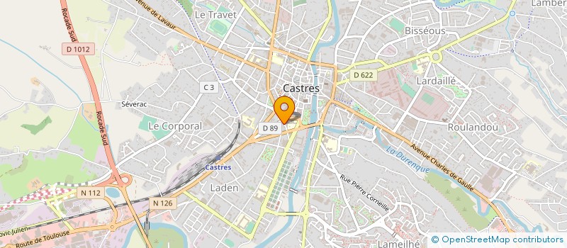 localisation de l'entreprise MONSIEUR SEBASTIEN STEPHANO  CASTRES