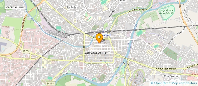 localisation de l'entreprise MONSIEUR SEBASTIEN SUCHANEK  CARCASSONNE