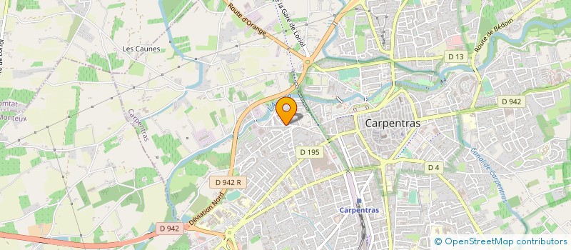 localisation de l'entreprise MONSIEUR SEBASTIEN SUPERVIA à CARPENTRAS