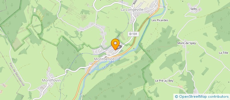 localisation de l'entreprise MONSIEUR SEBASTIEN SURMA  MONTBENOIT