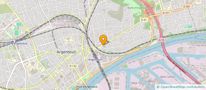 localisation de l'entreprise MONSIEUR SEBASTIEN SUROWIEC  ARGENTEUIL