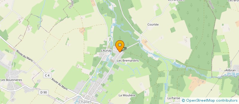 localisation de l'entreprise MONSIEUR SEBASTIEN SURUT  CHALLES