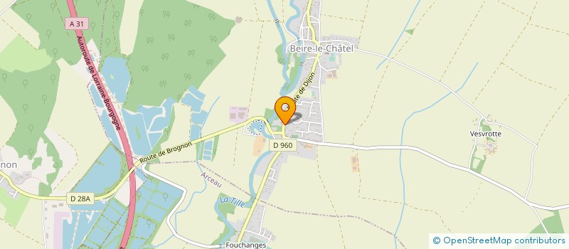 localisation de l'entreprise MONSIEUR SEBASTIEN TACCOLINI  BEIRE-LE-CHATEL