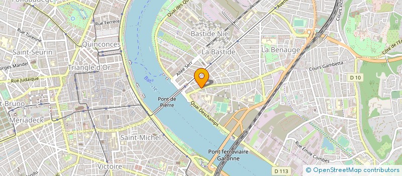 localisation de l'entreprise MONSIEUR SEBASTIEN TAILLE à BORDEAUX