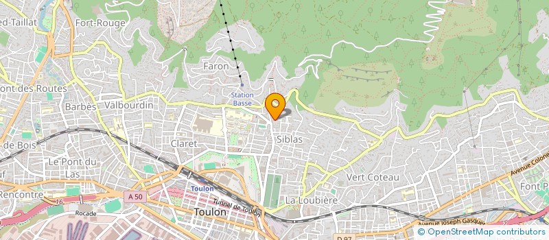 localisation de l'entreprise MONSIEUR SEBASTIEN TAISNE  TOULON