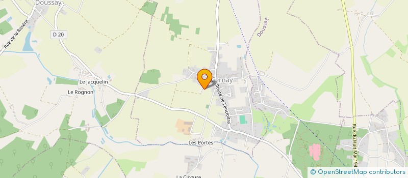 localisation de l'entreprise MONSIEUR SEBASTIEN TANCHOUX  CERNAY