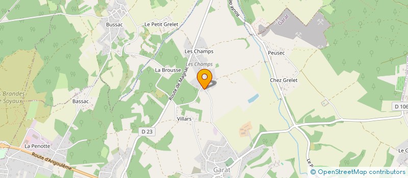 localisation de l'entreprise MONSIEUR SEBASTIEN TARDAT  GARAT