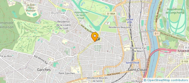 localisation de l'entreprise MONSIEUR SEBASTIEN TAUPIAC à GARCHES