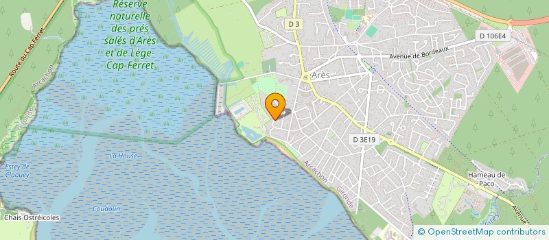 localisation de l'entreprise MONSIEUR SEBASTIEN TAYSSE  ARES