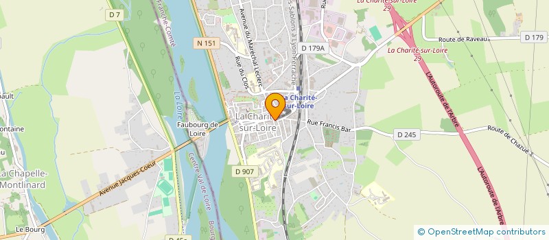 localisation de l'entreprise MONSIEUR SEBASTIEN TELYCZKA à LA CHARITE-SUR-LOIRE