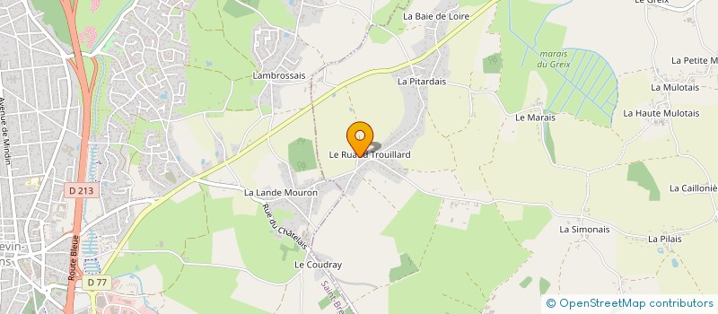 localisation de l'entreprise MONSIEUR SEBASTIEN TERRIEN  CORSEPT