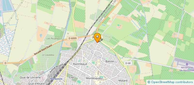 localisation de l'entreprise MONSIEUR SEBASTIEN TERRISSON  NARBONNE