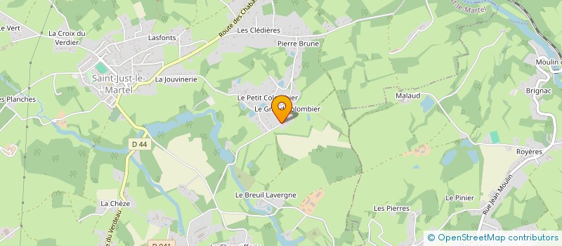 localisation de l'entreprise MONSIEUR SEBASTIEN TEXIER à SAINT-JUST-LE-MARTEL