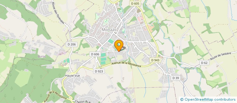 localisation de l'entreprise MONSIEUR SEBASTIEN TEXIER à MORLAAS