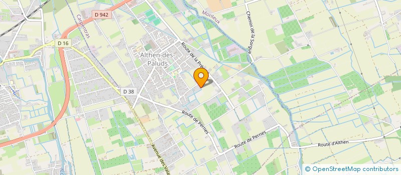 localisation de l'entreprise MONSIEUR SEBASTIEN TEYSSIER  ALTHEN-DES-PALUDS