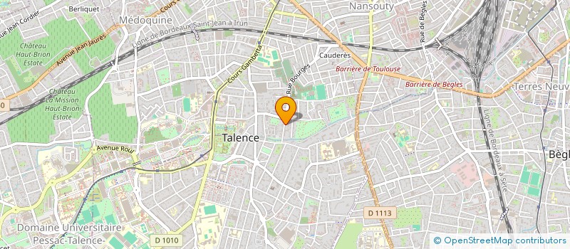 localisation de l'entreprise MONSIEUR SEBASTIEN TEYSSIER à TALENCE