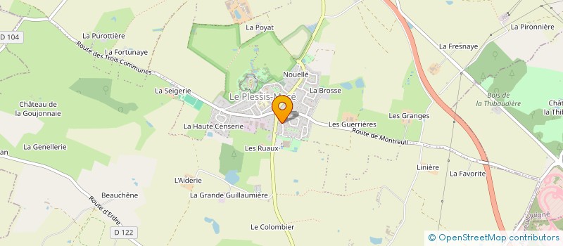 localisation de l'entreprise MONSIEUR SEBASTIEN THALUE  LONGUENEE-EN-ANJOU