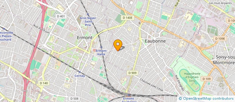 localisation de l'entreprise MONSIEUR SEBASTIEN THEODORE à EAUBONNE