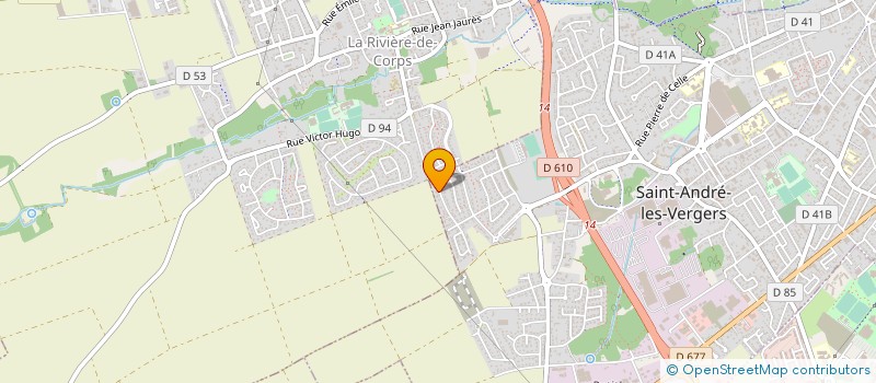 localisation de l'entreprise MONSIEUR SEBASTIEN THERREY  SAINT-ANDRE-LES-VERGERS