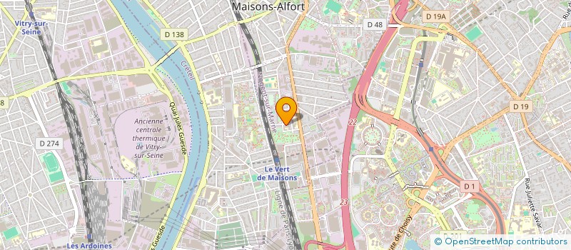 localisation de l'entreprise MONSIEUR SEBASTIEN THEUREL  MAISONS-ALFORT