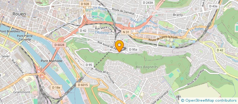 localisation de l'entreprise MONSIEUR SEBASTIEN THEVENET à ROUEN