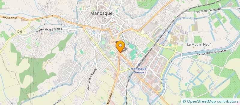 localisation de l'entreprise MONSIEUR SEBASTIEN THIBAUDEAU à MANOSQUE