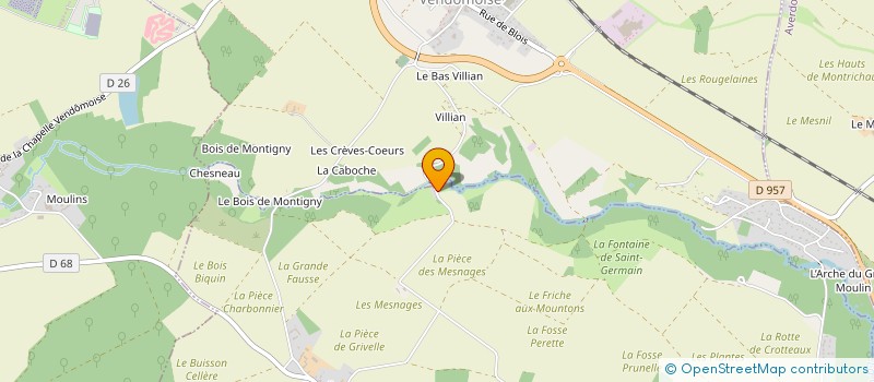 localisation de l'entreprise MONSIEUR SEBASTIEN THIBAULT  SAINT-BOHAIRE