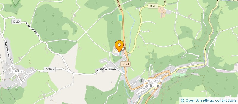 localisation de l'entreprise MONSIEUR SEBASTIEN THIEBAUX  PLOMBIERES-LES-BAINS