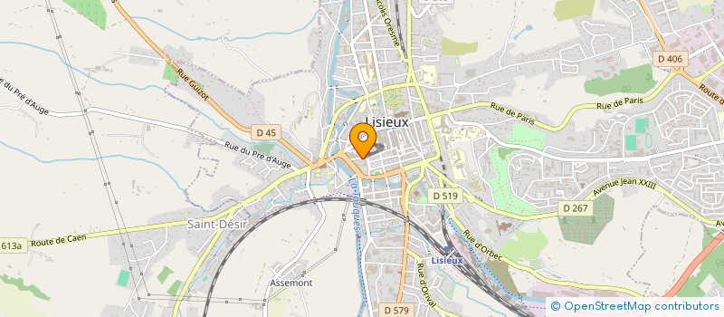 localisation de l'entreprise MONSIEUR SEBASTIEN THILIQUE  LISIEUX