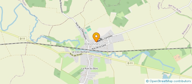 localisation de l'entreprise MONSIEUR SEBASTIEN THIRANT  BREVONNES